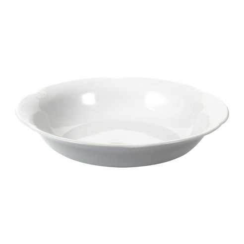 까사무띠 끄밀로 까밀리아 샐러드 볼 26cm, 화이트, 1개