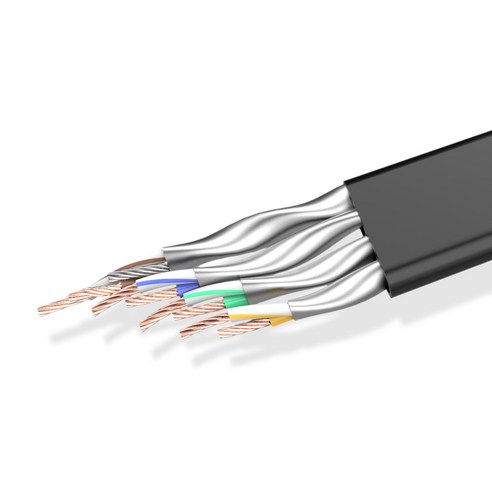 벤션 40기가 비트 CAT 8 칼국수형 랜케이블