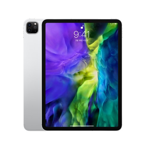 Apple 2020년 iPad Pro 11 2세대, Wi-Fi+Cellular, 256GB, Silver