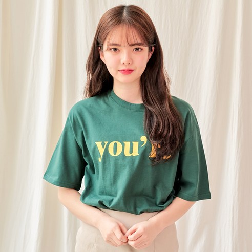 반에이크 여성용 유알 썸머 반팔 티셔츠