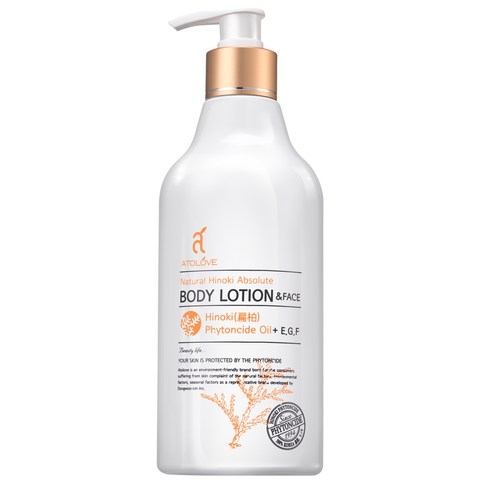 아토러브 Natural Hinoki Absolute 페이스 앤 바디로션, 500ml, 1개