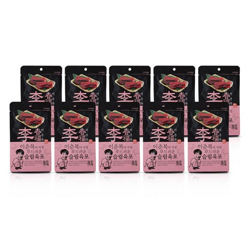 이춘복육포 이춘복의 비법 부드러운 슬림육포, 18g, 10개