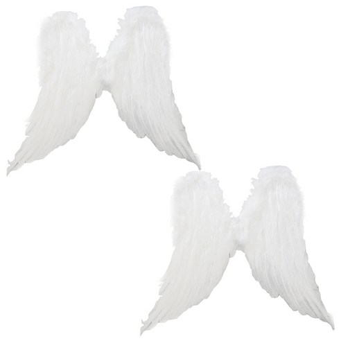 파티용 큐티 천사 날개, 화이트, 2개