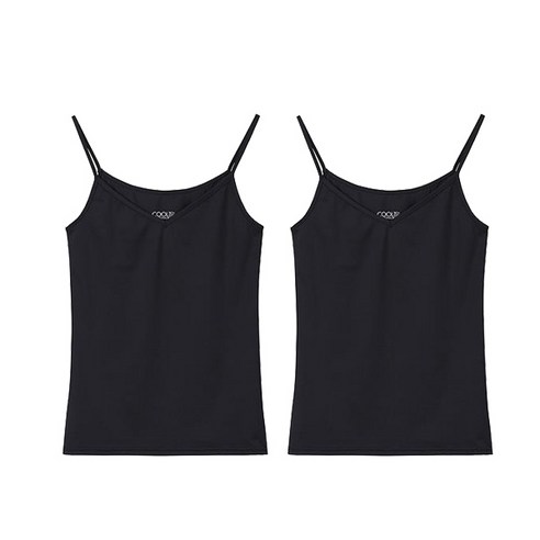 베이직하우스 에어로실버 쿨에센셜 끈탑 티셔츠 2p HUTS3251
