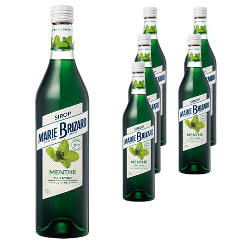 마리브리자드 시럽, 700ml, 민트, 6개