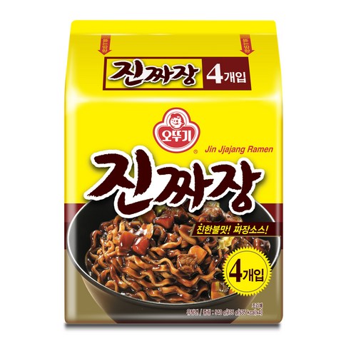 오뚜기 진짜장 멀티팩, 135g, 4개