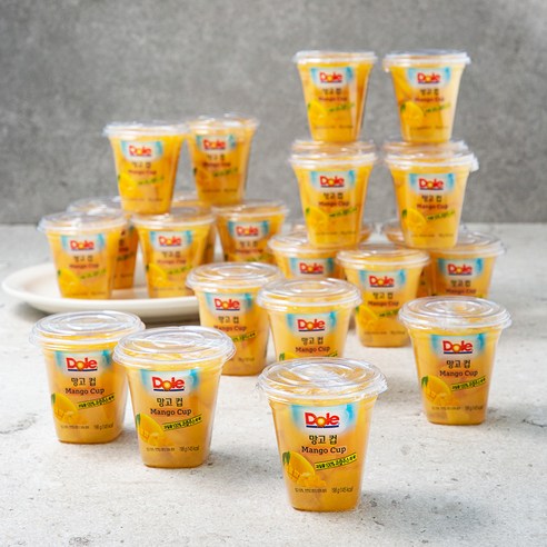Dole 후룻컵 망고컵, 198g, 24개