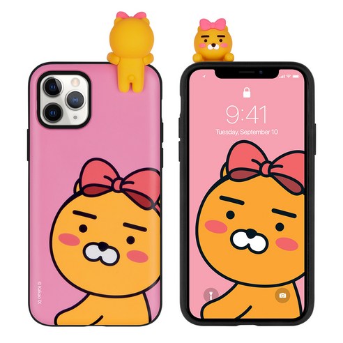 카카오프렌즈 피규어 마그네틱 도어 범퍼 휴대폰 케이스