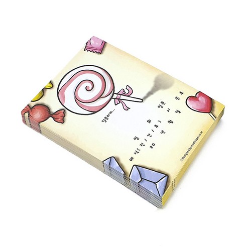 메디페이퍼 디자인 약봉투, 스위트러브, 100개