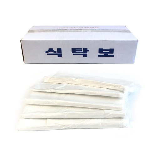 일회용 일반 비닐 식탁보, 50매입, 5개