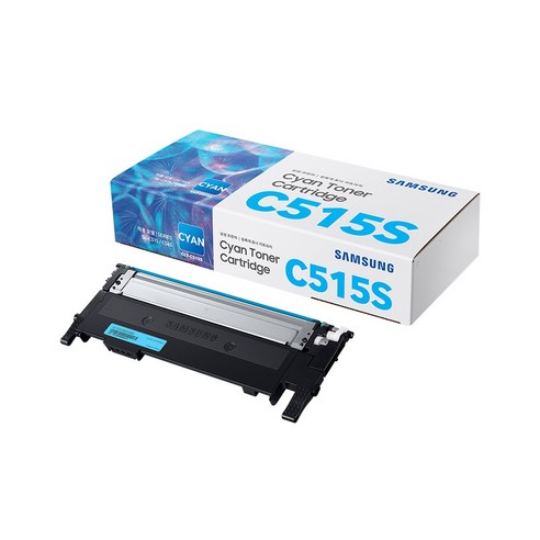 삼성전자 컬러 레이저프린터 토너 CLT-C515S, 사이안, 1개