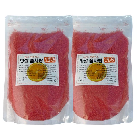 맛깔 솜사탕용 오렌지향 설탕, 500g, 8개