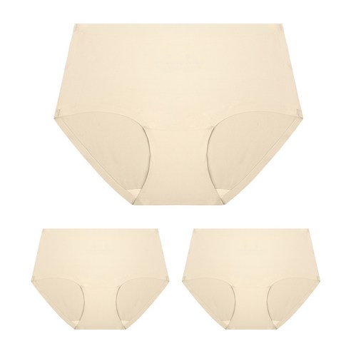 매끈라인 퓨징 누디 베이직 솔리드 노라인 팬티 3p