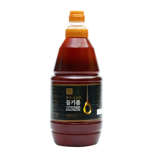 꼬손 향이 고소한 들기름, 1.8L, 1개