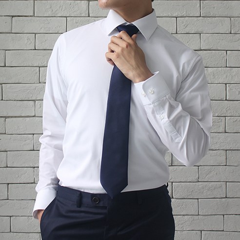 어셔츠 남성용 스판 정장 와이셔츠
