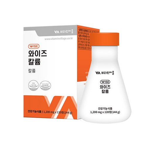 비타민마을 와이즈 칼륨, 120정, 1개