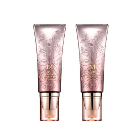 미샤 시그너처 리얼 컴플릿 비비크림 SPF25 PA++ 45g, 23호 차분한 옐로우 베이지, 2개