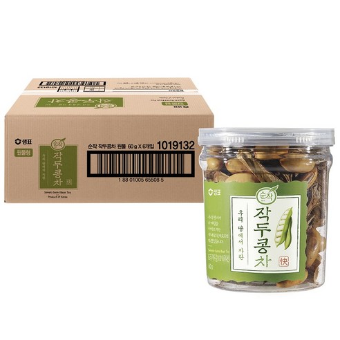 순작 작두콩차 원물, 60g, 6개