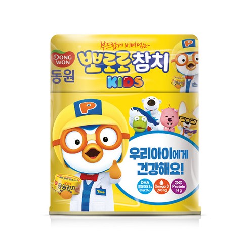 동원 뽀로로 키즈 참치, 100g, 3개