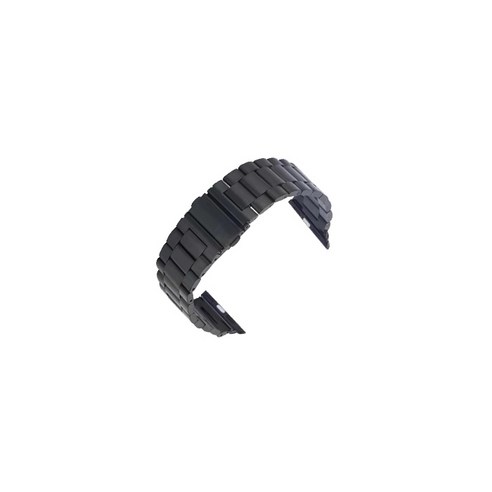 비쉐르 애플워치 3/4/5 엑설런트 메탈 밴드 (38/40mm 호환 가능), 블랙, 1개