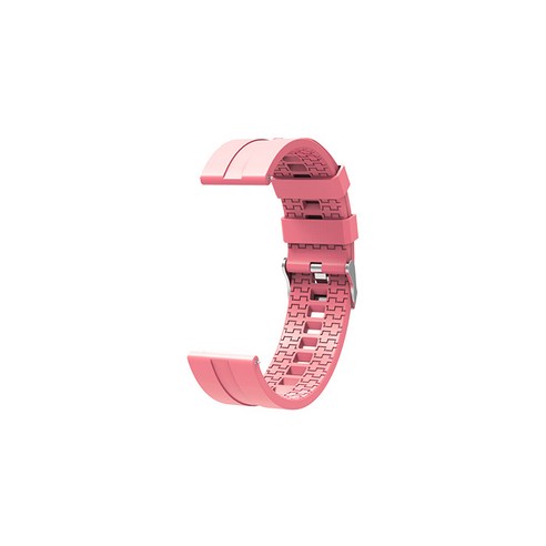 비쉐르 갤럭시 프론티어/기어S3/워치3 22mm 레고핏 실리콘 밴드 스트랩 (45/46mm 호환 가능), 핑크, 1세트