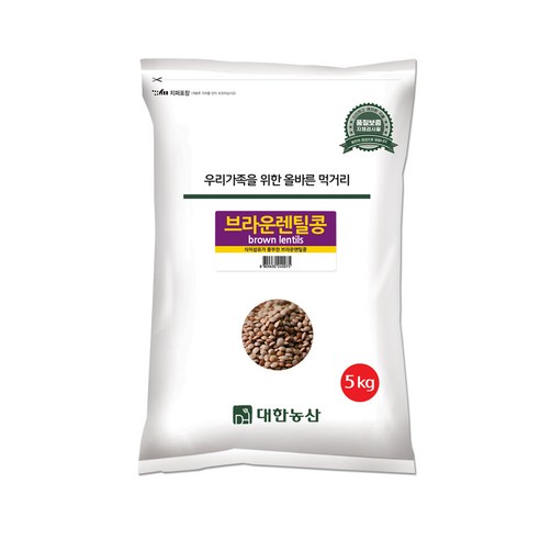 대한농산 렌틸콩, 3000g, 3개