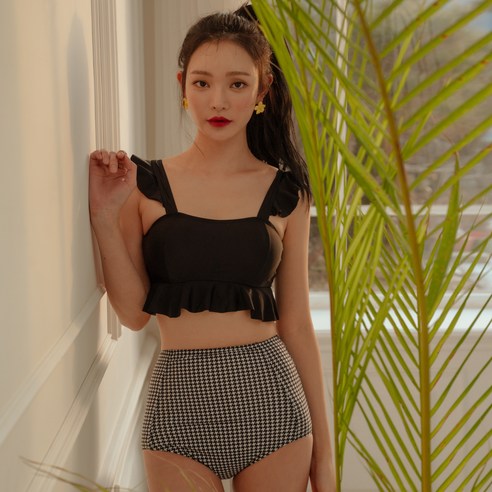 벤디스 여성용 비앙카 하이웨스트 비키니 수영복 F357