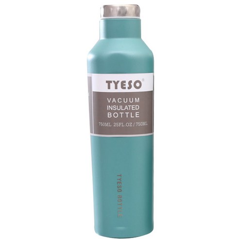 TYESO 진공단열 보온보냉 보틀 텀블러, 핑크, 750ml