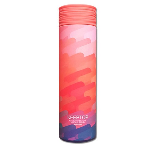 4YOU KEEP 스테인레스 파스텔 텀블러, 핑크, 450ml