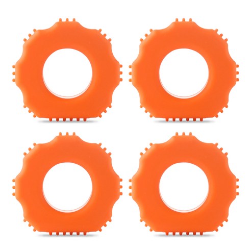 플라이토 실리콘 지압 악력기 4p, 오렌지