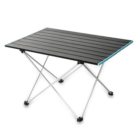 유앤미 야외 캠핑용 접이식 테이블, 블루