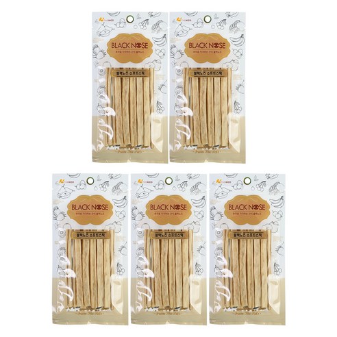 블랙노즈 강아지 소프트 스틱 간식 70g, 우피, 5개