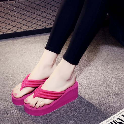 콩 K SHOES 플립플랍 굽 6cm