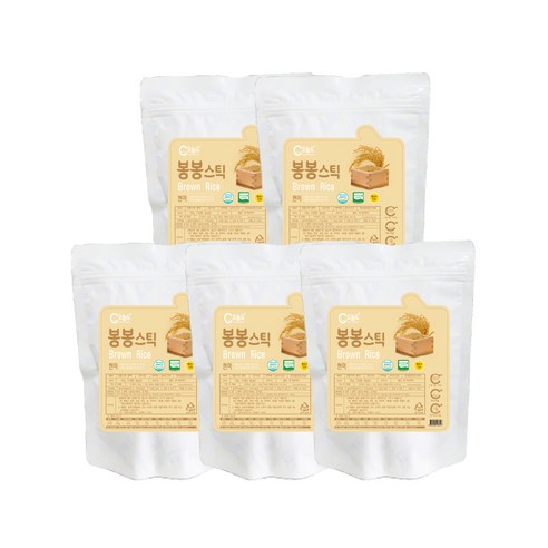 오늘도 유기농 쌀과자 봉봉스틱, 현미, 25g, 5개