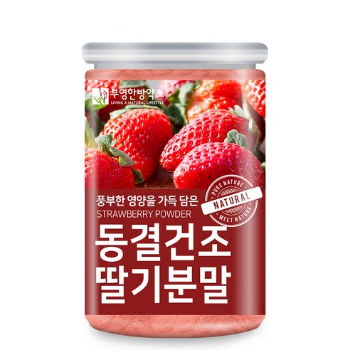 부영한방약초 동결건조 딸기 분말 200g 가루, 2개