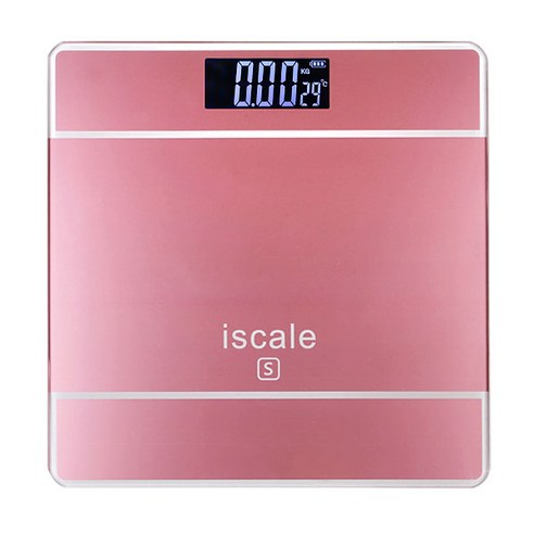 아이스케일 백라이트 디지털 체중계, 단일상품, 핑크
