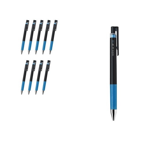 파이롯트 쥬스업 젤잉크펜 0.4mm, 라이트블루, 10개