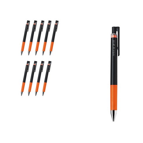파이롯트 쥬스업 젤잉크펜 0.4mm LJP-20S4, 오렌지, 10개