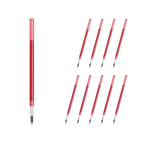 파이롯트 프릭션 다색 슬림펜 전용 리필심 0.38mm LFBTRF12UF, 와인레드, 10개