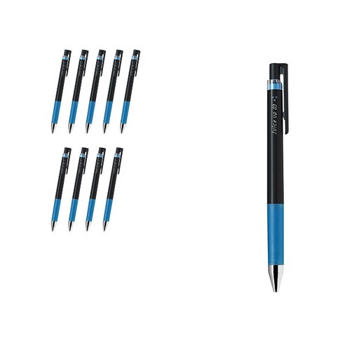 파이롯트 쥬스업 젤잉크펜 0.3mm LJP-20S3, 라이트블루, 10개
