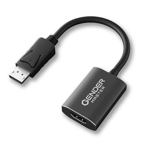 젠더마스터 Displayport to HDMI 액티브 컨버터 4K 60Hz, GM100
