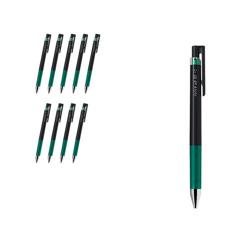 파이롯트 쥬스업 젤잉크펜 0.3mm LJP-20S3, 그린, 10개