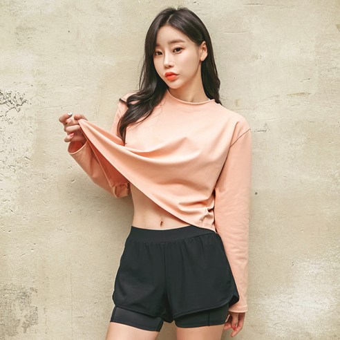 에이치머스 여성용 DESIGN SPOT 벨라트릭스 하의 래쉬가드, 블랙