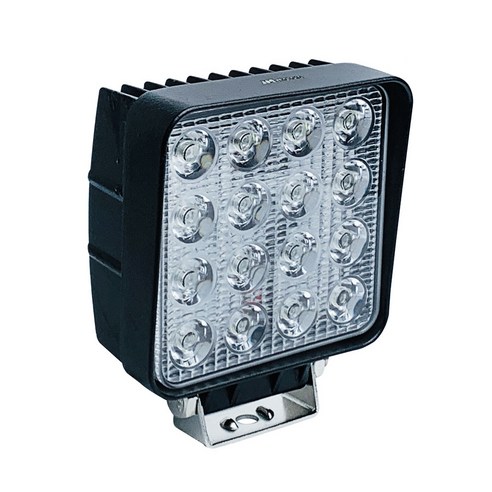 제이엠모터스 CREE LED 차량용 서치라이트 48W 방수 해루질 집어등 사각 확산형 1개 LED작업등 
부품/안전/공구