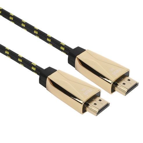 넥시 8K HDMI 2.1ver Fine Chrome 메탈 최고급형 케이블 NX999, 1개, 1m