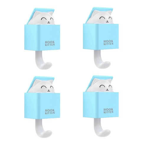 MEO 숨바꼭질 매직후크 고양이, 블루(B001), 4개
