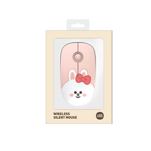 라인프렌즈 미니 무소음 무선마우스 RMS-LF-MINI, RMS-LF-MINI-CN, 코니