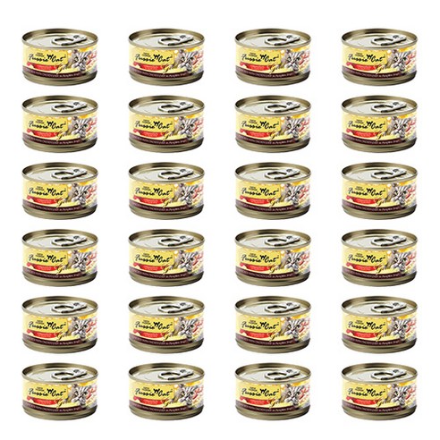 퍼시캣 3개월이상 슈퍼프리미엄 고양이 주식캔 24p, 치킨 앤 닭간 포뮬라, 80g, 24개