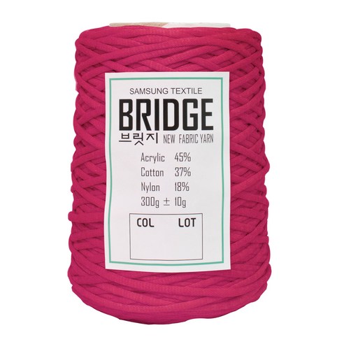 야나 브릿지 콘사 패브릭얀 뜨개실 300g, 221 핑크