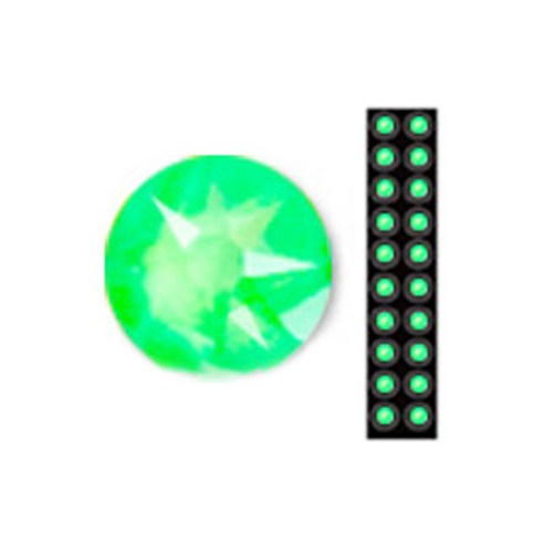 와사비네코 미미츠보 쥬얼리 귀지압패치 M 3.0mm 20p, 네온그린, 1개